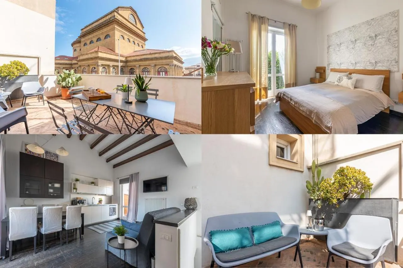 Apartmán La Terrazza Sul Massimo Palermo 0*,  Itálie